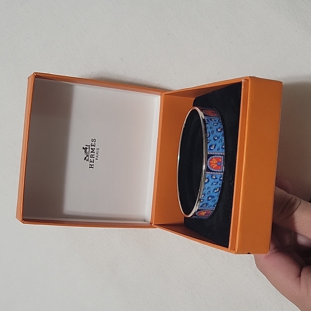 Hermès Vintage Narrow Enamel Bracelet